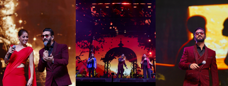 Glimpses of Amit Trivedi's Captivating Performance at SOBHA Realty IIFA Rocks 2023